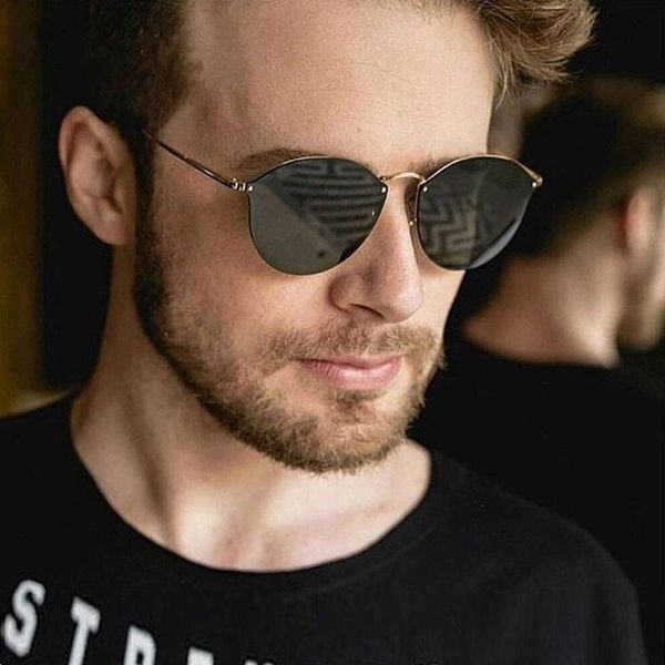 

vintage retro oval sunglasses sun women glasses sunglasses for cat eye shades round men women rimless mirror 2021 lskvn vqkvt, White;black