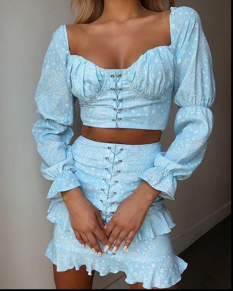 

2021 fashion summer cleon women sets holiday beach and skirts with scarf, Gray