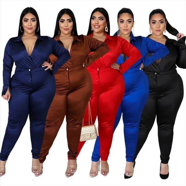 

plus size clothing two piece womens pants set long sleeve shirt and pencil sets office elegant outfits wholesale dropshipping, White