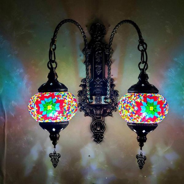 

wall lamp turkish national wind retro romantic tv balcony corridor ktv cafe