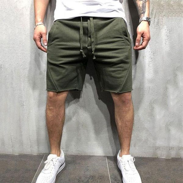 

men's shorts 2021 sports male loose breathable running jogging gym casual clothing quick-drying beach pants, White;black