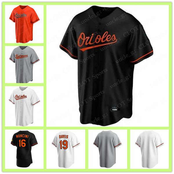 

custom 16 trey mancini jersey trey mancini 8 cal ripken jr. roberto alomar 19 chris davis dj stewart renato nunez baseball jerseys, Blue;black