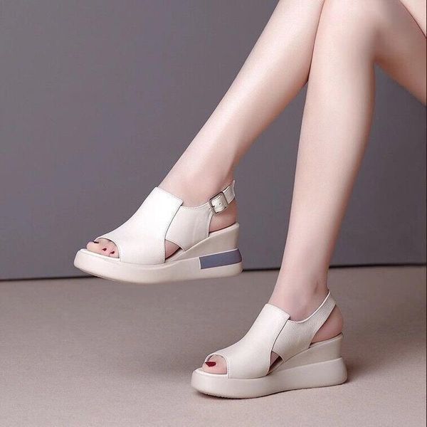 

sandals word with high-quality fashion women's summer 2021 fairy temperament and gladiator flat shoes, Black