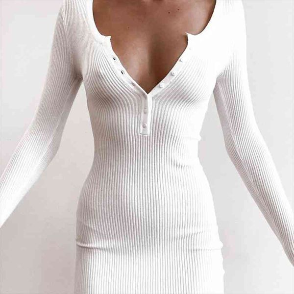 

long sleeve womens dresses push up hip skinny party high waist v neck slim knitted vestido plus size, Black;gray