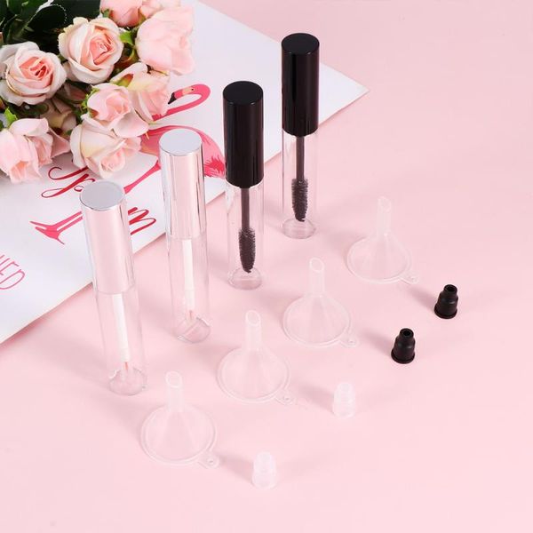

storage bottles & jars 12pcs 10ml empty clear lip tube eyeliner mascara funnel set (2pcs eyelash + 2pcs 4pcs 2p