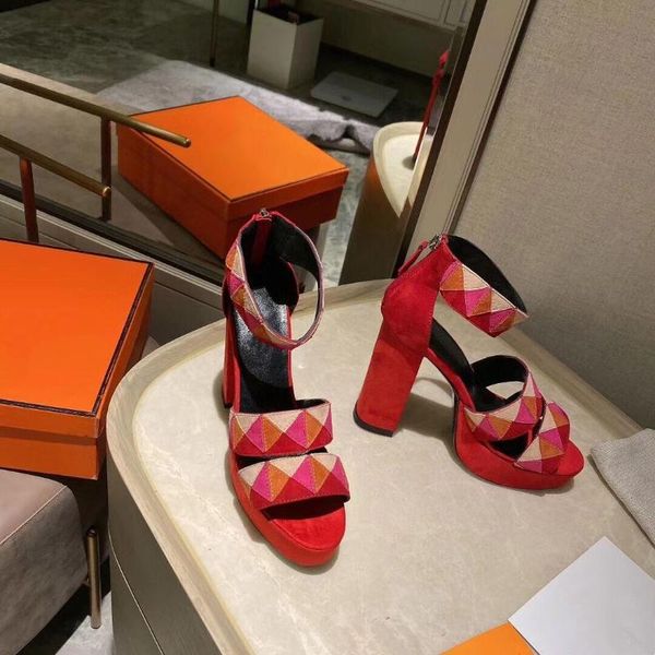 

sandals shoes women summer natural kid suede platform check patchwork super high heels sandalias open-toes zip designer, Black