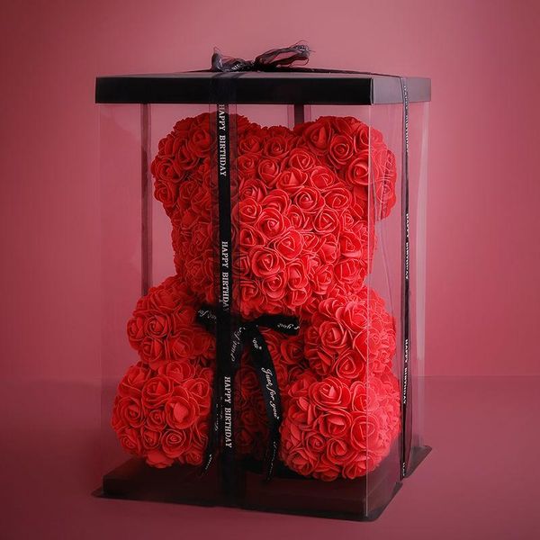 

decorative flowers & wreaths rose teddy bears flower bear diy gift box christmas valentine's day present home decor wedding