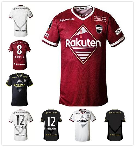 

22 23 j1 league vissel soccer jersey japan 2022 2023 home away football shirt uniforms uniform gotoku a.iniesta david villa podolski samper, Black;yellow