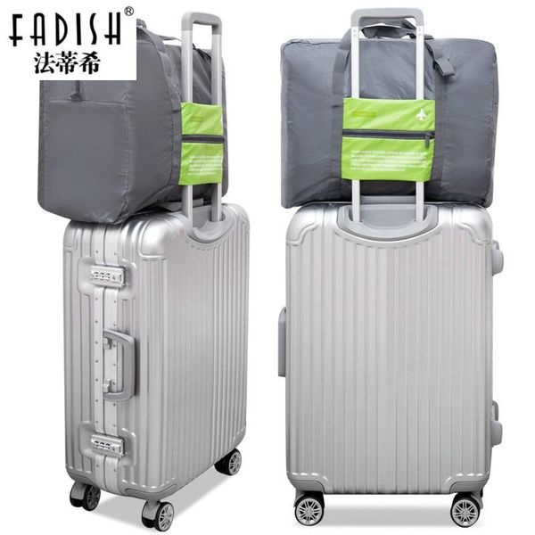 

duffel bags foldable nylon luggage travel bag women and men canvas folding handbag