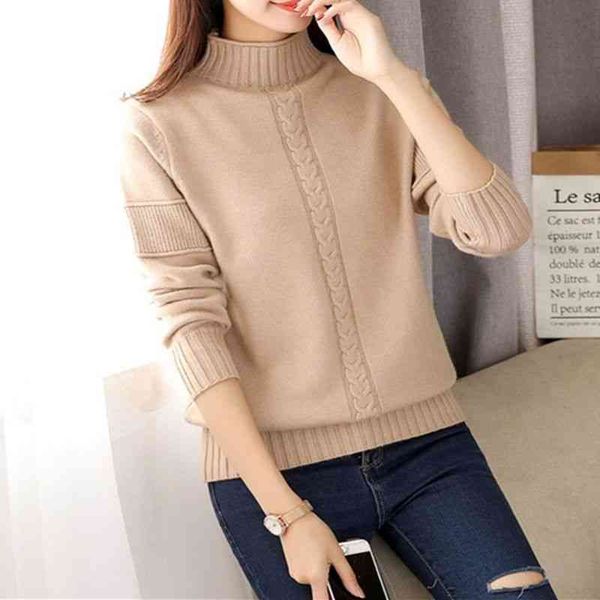 

vy1125 - women's casual turtleneck sweater, warm beautiful, suitable for spring, autumn and winter, 2020, White;black