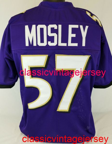 Uomini cuciti donne giovani cj mosley personalizzato cucito cucito jersey da calcio da calcio ricamato personalizzato qualsiasi nome numero xs-5xl 6xl