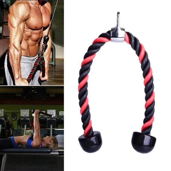 

tricep rope pull down colorful nylon triceps rope twisted pull down for arm strength training combinations