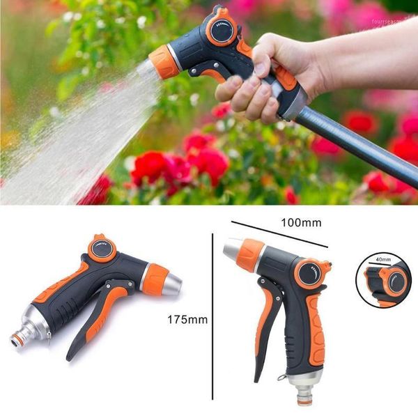 

watering equipments gun garden nozzle hose adjustable water lawn multifunction high pressure sprayer1