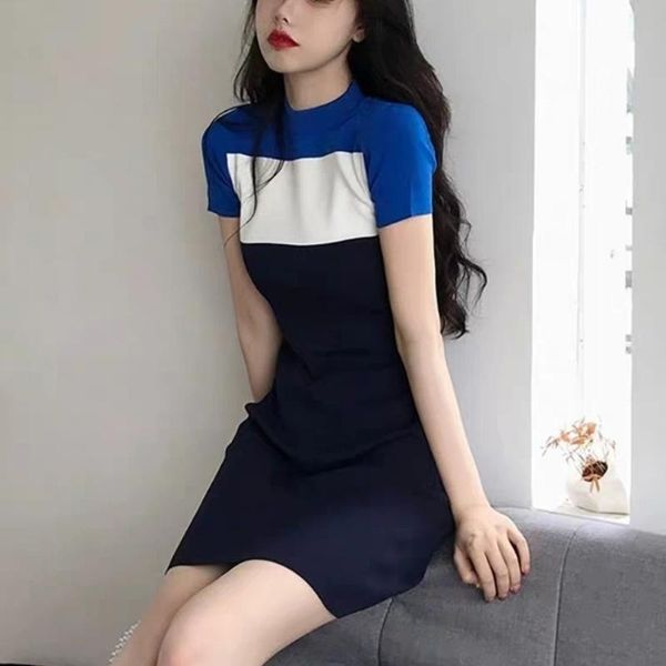 

women's wool & blends cool style dress design in spring and summer of 2021, Black