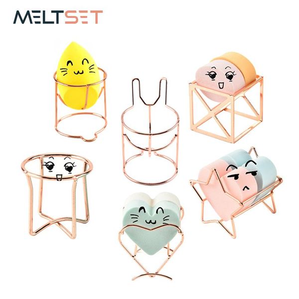 

storage boxes & bins meltset makeup puff rack sponge holder beauty powder blender drying hanger stand
