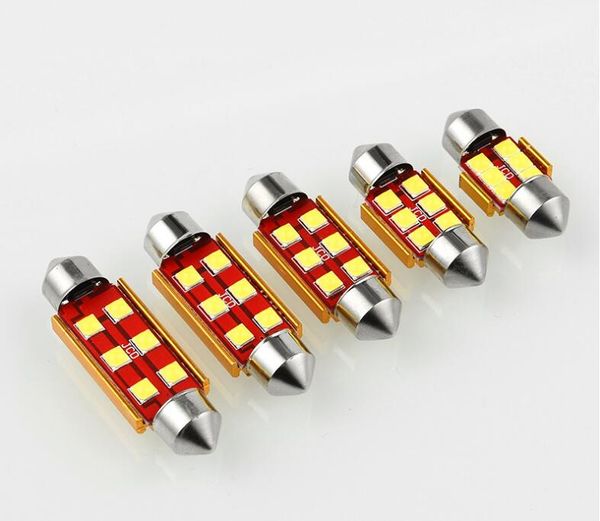 20 шт. 12V 24V ГСС Светодиодный свет 3030 6SMD 28 мм 31 мм 36 мм 39 мм 41 мм Автомобильная потолочная панель для чтения Номерная лампочка Лампада