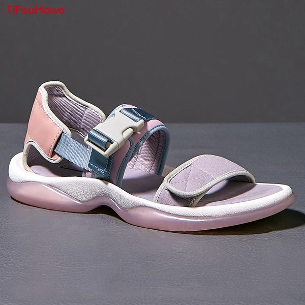

sandals fashion mixed colors flat platform casual sneakers ladies summer shoes beach sandalias de las mujeres, Black