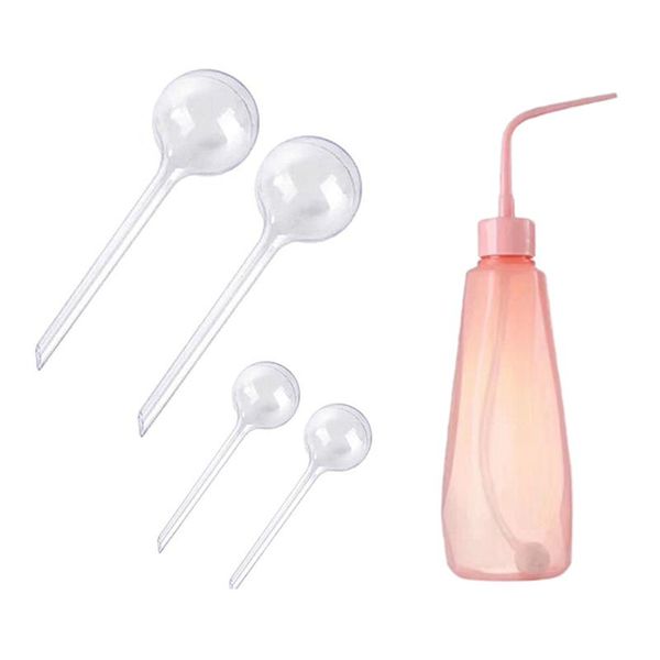 

watering equipments 2 pcs plant flower succulent bottle & 4 automatic device