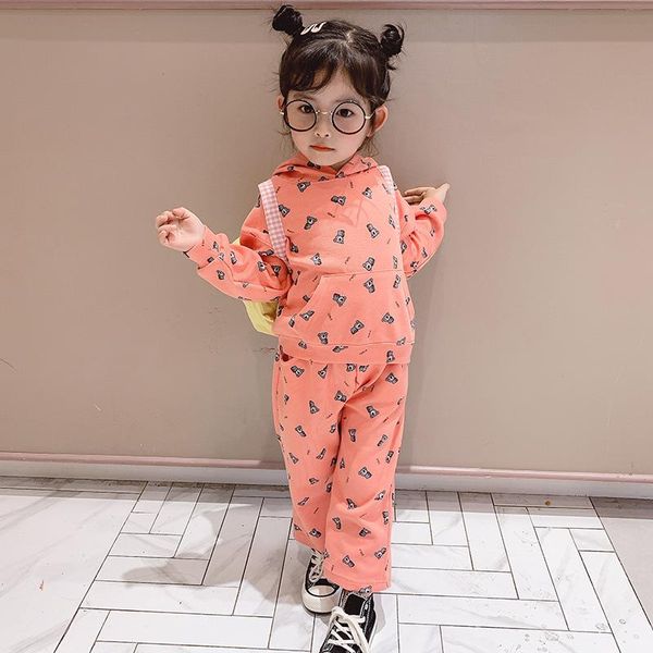 

casual 100% cotton spring summer girls clothing suits hoodies sweatshirts kids teenager outwear two piece beach high quality, White