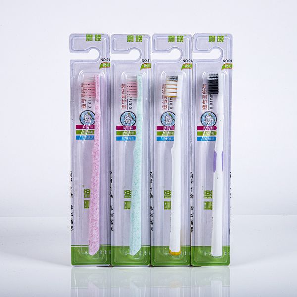 

household single bamboo charcoal soft bristle toothbrush outdoor travel portable non disposable