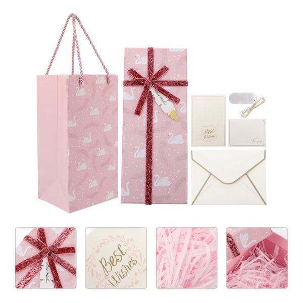 

1 set of gift box rectangular vacuum cup packing box jewelry gift storage