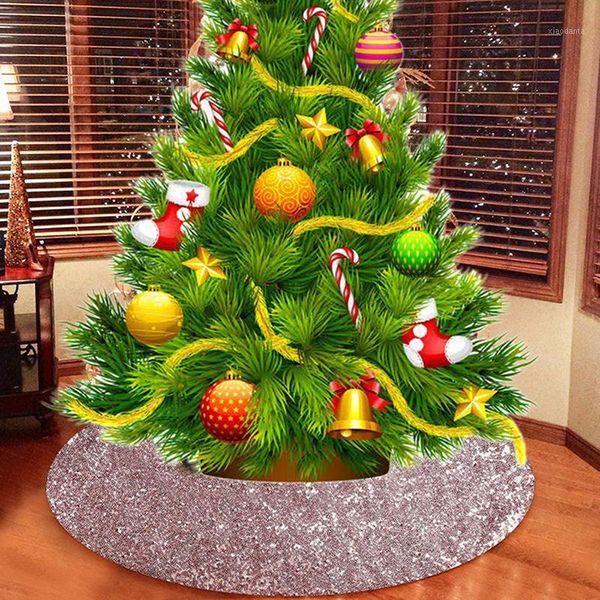 

christmas decorations tree skirts sparkly skirt fabric carpet round gold sequin mats beautiful pography