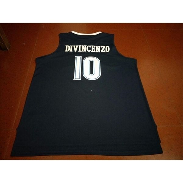 

vintage 21ss #10 donte divincenzo villanova wildcats college jersey or custom any name or number size s-5xl college jersey, Black