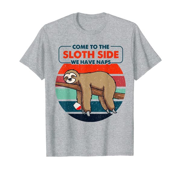 

some to the sloth side we have naps funny drink wine t-shirt, White;black