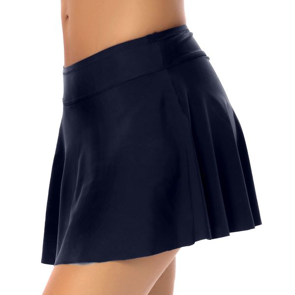 

ins factory wholesale cross-border 2019 new european and american swimsuit womens all-match swimsuit solid color simple swimming trunks, Black;white