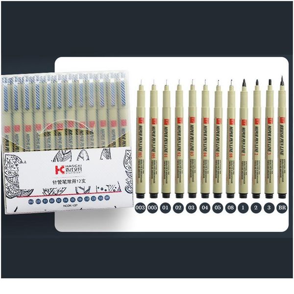 

pigment liner micron pen neelde soft brush drawing pen lot 005 01 02 03 04 05 08 1.0 brush art markers f jllwlg