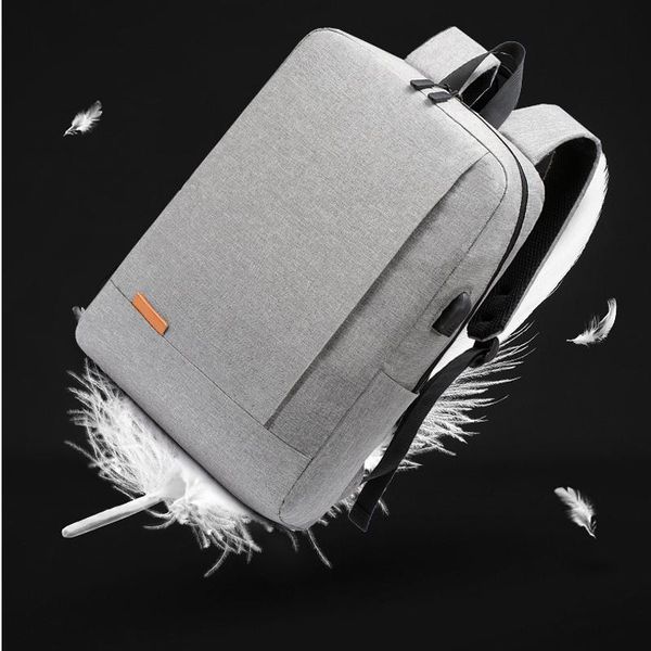 

2021 simple fashion casual backpack men and women 15.6-inch lapbackpack usb charging bag school bag outdoor travel