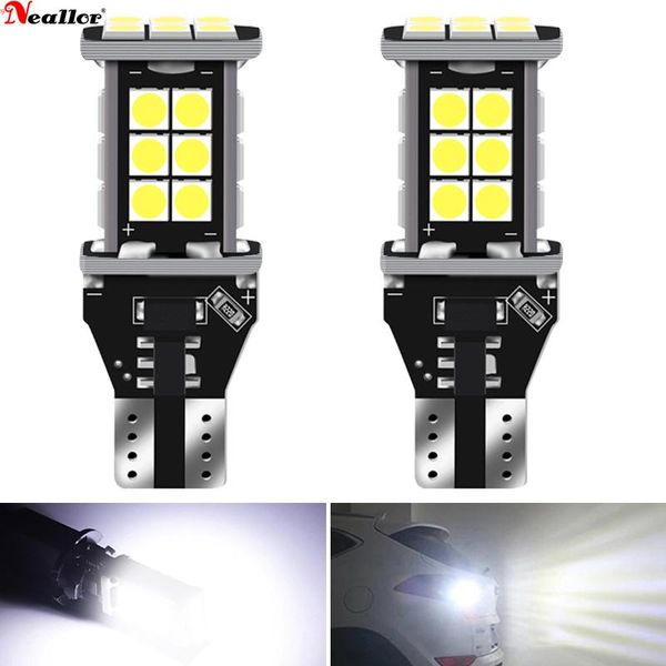 

emergency lights 1200lm w16w t15 led bulbs canbus obc error backup light for e60 e90 e46 921 912 car reverse lamp 6500k 12v white v