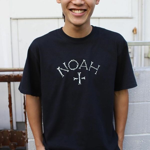 

2021 new noah bones t-shirt men women 1:1 oversize tee clothing oversized t shirt deg1, White;black