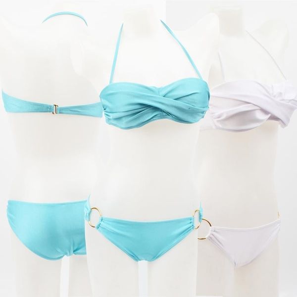 

twisted push up ringed bottom bikini set seaby and leisure holiday women's bikinis