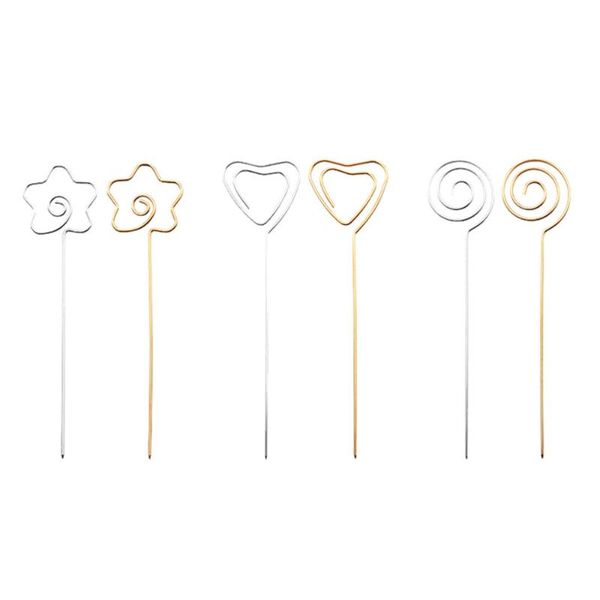 

forks 6pcs durable stainless steel fruit picks home (assorted color)