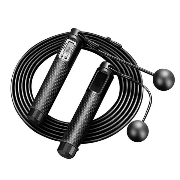 

jump ropes smart skipping rope fitness weight ball bearings steel indoor sport equipment cordless counting digital jumping