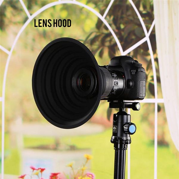 

lens hood slr camera anti-glass reflective silicone lens hood suitable for nikon, canon and other cameras