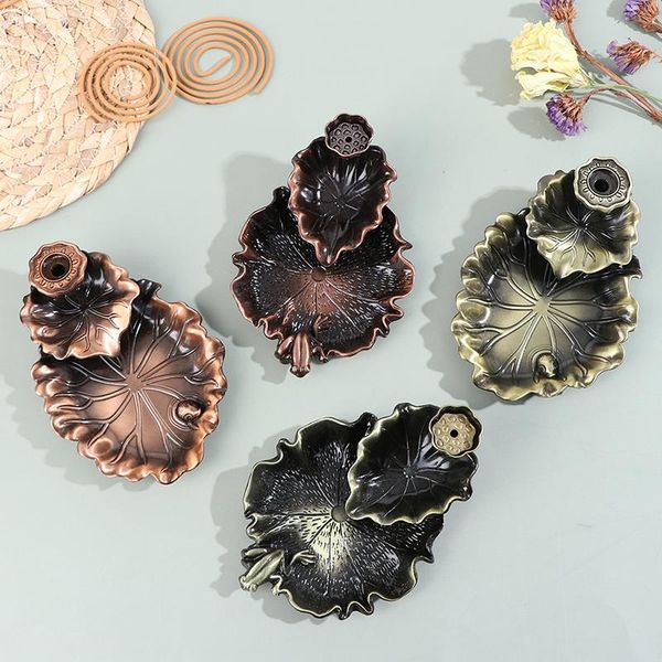 

fragrance lamps leaf tower incense ceramic burner holder backflow censer creative smoke reflux stick