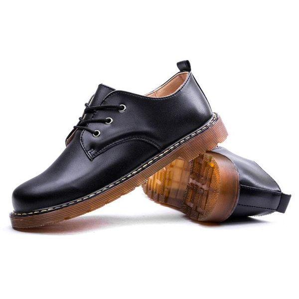 

boots 39-46 men 2021 comfortable brand fashion leather #nx363, Black