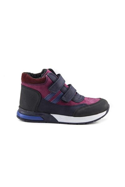 

boots kid' boys kids navy blue burgundy leather orthopedic, Black;grey