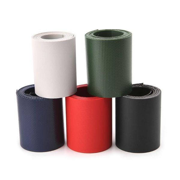 

pool & accessories 1 roll 50*1000mm inflatable boats kayak special damaged leaking hole pvc repair patch kit glued waterproof tool boat