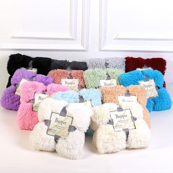 

blankets super soft long shaggy fuzzy fur faux elegant cozy with fluffy throw blanket bed sofa bedspread bedding sheet