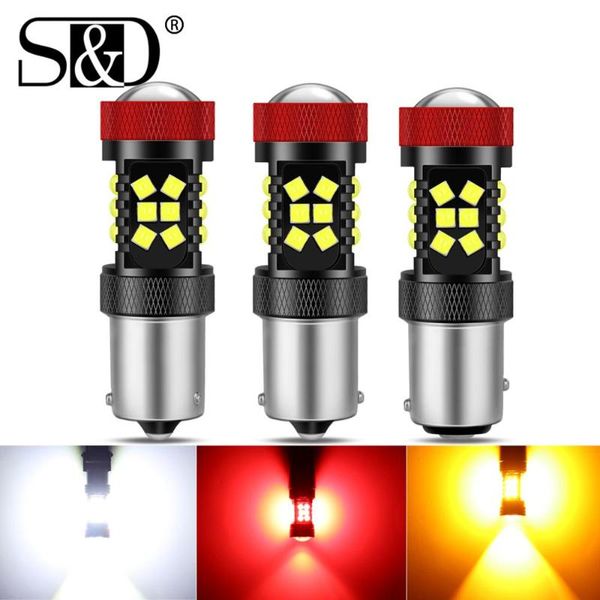 

emergency lights 2pcs 3030 chips canbus p21w led 1156 ba15s bulb bau15s py21w signal lamps 1157 bay15d p21/5w turn 12v