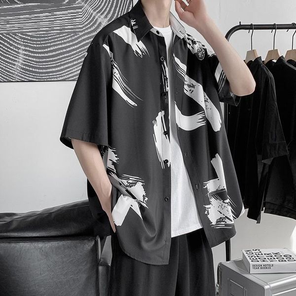 

men's casual shirts kk3876, White;black