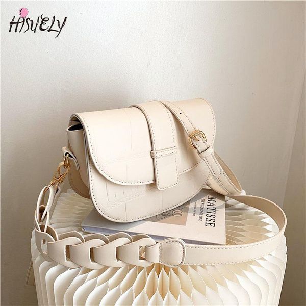 

evening bags 2021 fashion cute design wave handle pu leather small saddle crossbody for women summer shoulder handbags and purses