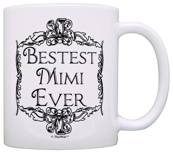 

mugs mother's day gift for grandma est mimi ever coffee mug tea cup white