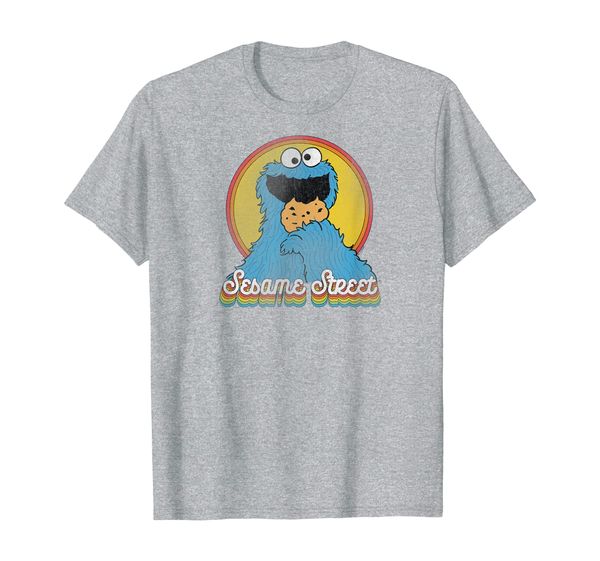 

sesame street cookie monster layers t-shirt, White;black