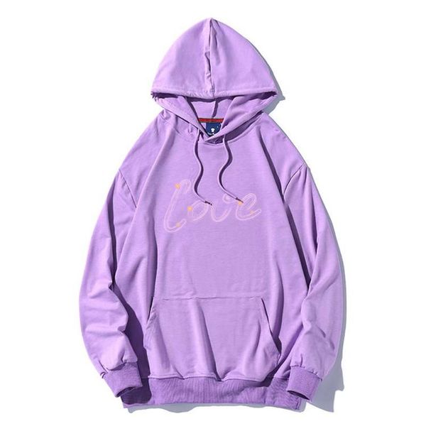 

women's hoodies & sweatshirts hoody love letters printing ladies casual cotton pullovers girls long sleeves autumn spring plus size, Black