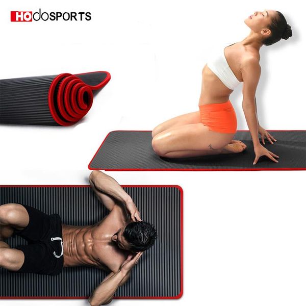

yoga mats 10mm mat thickened 183cmx61cm for men women fitness tasteless pilates gym home exercise pads