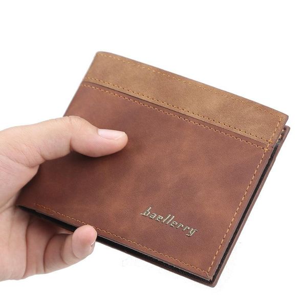 

wallets men fashion desigh exposure card holder pu leather purse solid coin pocket multifunction male, Red;black